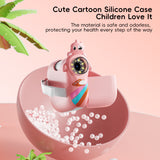 Kid's Multifunctional 1000X Magnification Microscope with Cute Cartoon Silicone Case Children Love it to Observe Distant Objects
