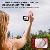 Kid's Multifunctional 1000X Magnification Microscope with Cute Cartoon Silicone Case Children Love it to Observe Distant Objects