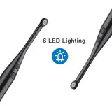 720P Stomatoscope  With 6 LED Light At head & 80 Degree  LargeVisualAngle Suitable ForKids, Pets & Adults IP67 Waterproof