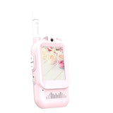 Q-Cute Color Schemes Children's Interactive Video Walkie Talkie with 2.0”IPS TFT DIsplay & Anti-loss lanyards WIFI Intercom 150-500 Meters Distance For Outdoor Use