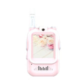 Q-Cute Color Schemes Children's Interactive Video Walkie Talkie with 2.0”IPS TFT DIsplay & Anti-loss lanyards WIFI Intercom 150-500 Meters Distance For Outdoor Use