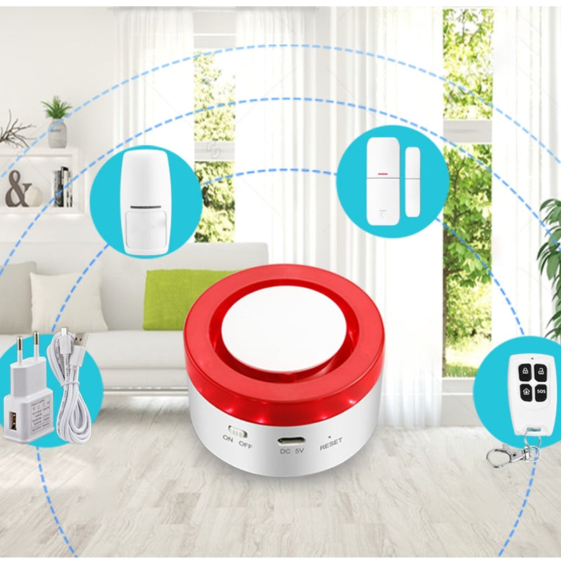 What is a Sound & Light Alarm Motion Sensor and how does it work MCCTV SECURITY