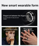 Smart RING with Step count,Heart rate, Blood oxygen, Blood pressure，24-hour health monitoring By Free Mobile APP