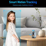 Tuya Smart WiFi 2MP AI Video Calling Screen Camera with Motion Tracking & 1Button to Start Video Call & PTZ 360 Monitoring