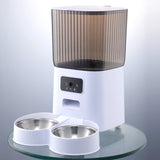 PET Intellignet Snack Automatic Feeder With 5LCapacity & HD Smart Camera for Video & Voice Interactive System by Free APP