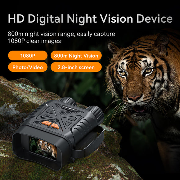 HD DIgital 850nm Infrade Binocular Night Vision Goggles With 2.8