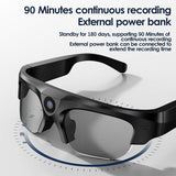 2K HD Video  & 4K Photography Dual Mode Intellgent Bluetooth Sunglass Camera with Music PLaying IPX6 Waterproof-6