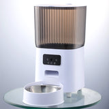 PET Intellignet Snack Automatic Feeder With 5LCapacity & HD Smart Camera for Video & Voice Interactive System by Free APP