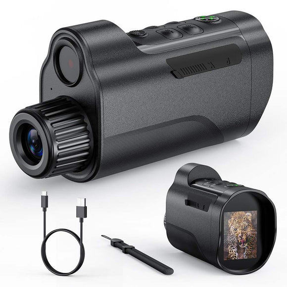 800M Infrared Starlight Sensor 1080P HD Night Vision Camera with Compass 5W IR High-Power Fill Light & 10X Digital Zoom with High Strong Sensitivity Image 