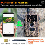 PR801 8K video trail camera with WiFi 4G LTE  APP functionwith free fast post delivery