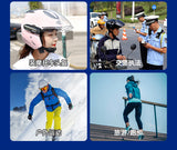 Ultra-Clear Super-Mini Head Wearable WIFI 6K Sports Camera for Outdoor Climbing Motorcycle Trafic Police patrlling With Free APP
