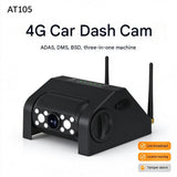 4G AI  Smart Car Dashcam with a Portable Magnetic Mount Solar Charging & Tamper Removal Alerts with BSD/ADAS DMS Algorithms