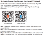 JKD838 TUYA Smart life WIFI Smart Gas Leakage Alarm with Free Mobile APP Connect For Combustible Gas （CH4 or CO）Live Monitoring