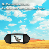 As8801 Full Night Vision Binoculars Googles with 4K HD Video Size & 3" TFT LCD Display 8X Digital Zoom IP 65 Waterproof
