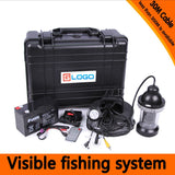 Underwater Fishing Camera Kit with 360 Rotative Camera & 7“ Monitor with DVR Built-in & Hard Plastics Case