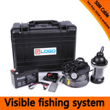 Underwater Fishing Camera Kit with 360 Rotative Camera & 7“ Monitor with DVR Built-in & Hard Plastics Case