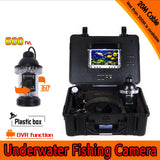Underwater Fishing Camera Kit with 360 Rotative Camera & 7“ Monitor with DVR Built-in & Hard Plastics Case