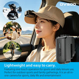 DV200 LightWeight Baseball Cap Sports WIFI First-Person Camera for POV Fishing & Skating with  2.7K Ultra HD Recording