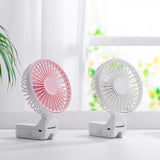Min Portable Fan With CLass 3 Blow Speed and 180 Degree Clips with Umbrella Polls For Outdoor Sports  & Household Use