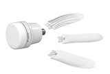 E27 Socket 5 blade LED Fan Light  With Remote Controller For different Gear Speed and Color Temperature.