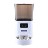 PET Intellignet Snack Automatic Feeder With 5LCapacity & HD Smart Camera for Video & Voice Interactive System by Free APP