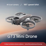 Palm-held Aerial photography aircraft Drone with 4K-Electricaly Adjustable Dual Cameras & Free Mobile APP Remote Controlling