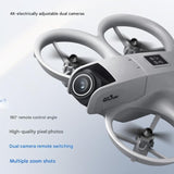Palm-held Aerial photography aircraft Drone with 4K-Electricaly Adjustable Dual Cameras & Free Mobile APP Remote Controlling_2