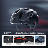 A Stylish Recording smart Helmet For Sports Games With Bluetooth 3D Stereo Music Playing and Telephone calling Built-in Battery