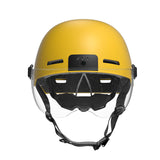 1080p@30fps HD Recording Helmet for Sports Games with Multi Mode Headlights & Warning Taillights Built in Battery