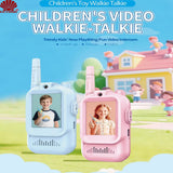 Q-Cute Color Schemes Children's Interactive Video Walkie Talkie with 2.0”IPS TFT DIsplay & Anti-loss lanyards WIFI Intercom 150-500 Meters Distance For Outdoor Use