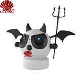 Cute Panda 2K HD WIFI Home Security Dual Panoramic bicocular Dual Screen Intelligent Camera  with Dual Eyes for 180° Wide angle