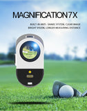 PR165 Outdoor Multifunction Laser Range Finder with Standard Golf Speed Tourament and slop mode 7X Magnification