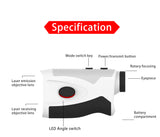 PR165 Outdoor Multifunction Laser Range Finder with Standard Golf Speed Tourament and slop mode 7X Magnification