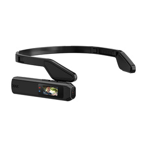 S111 2.7K Ultra HD Video Wearable Tiny Ergonomic Design Sports Camera amounted at the head with Free APP Live Monitoring