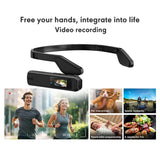 S111 2.7K Ultra HD Video Wearable Tiny Ergonomic Design Sports Camera amounted at the head with Free APP Live Monitoring