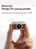 RETRO Wearable Small Camera NanoToy design for Yong People Outdoor sports games For Shooting 1080P Video and 20MP Photos. 