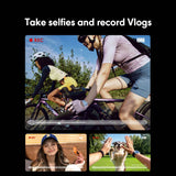 SAW10 4K HD Thumb Action Mini Camera with 1.3“ IPS full-touch HD Screen & Waterproof Cover can made to Dive 30metres