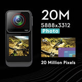 SAW10 4K HD Thumb Action Mini Camera with 1.3“ IPS full-touch HD Screen & Waterproof Cover can made to Dive 30metres