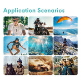 SAW10 4K HD Thumb Action Mini Camera with 1.3“ IPS full-touch HD Screen & Waterproof Cover can made to Dive 30metres