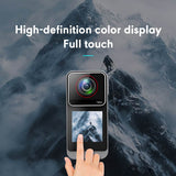 SAW10 4K HD Thumb Action Mini Camera with 1.3“ IPS full-touch HD Screen & Waterproof Cover can made to Dive 30metres