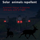 Solar Animals Repellent automatic charge in daytime & Auto Work at night Weatherproof IP67 