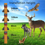 Solar Animals Repellent automatic charge in daytime & Auto Work at night Weatherproof IP67 