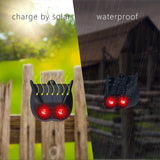 Solar Animals Repellent automatic charge in daytime & Auto Work at night Weatherproof IP67 