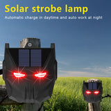 Solar Strob Lamp automatic charge in daytime & Auto Work at night Weatherproof IP55 