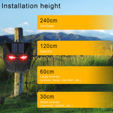 Solar Strob Lamp automatic charge in daytime & Auto Work at night Weatherproof IP55 
