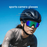 AI Voice Interaction Sports Camera Glasses with 32MP HD Camera Bluetooth Calling & AI Intelligent Recognition IP54 Water Resistance High-Performance Speaker