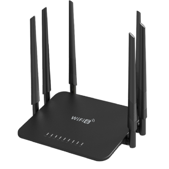 WIFI6 4 Stream Dual Band Router with Wi-Fi 6 Technology Achieves Speeds up to 3 Gbps Supports all Previous 802.11 Standards & all WiFi Devices