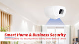 TUYA HD 1080P Dummy Smoke Detector WI-FI Security Camera With 330Degree  Pan Rotating Push Alarm Notification by free APP