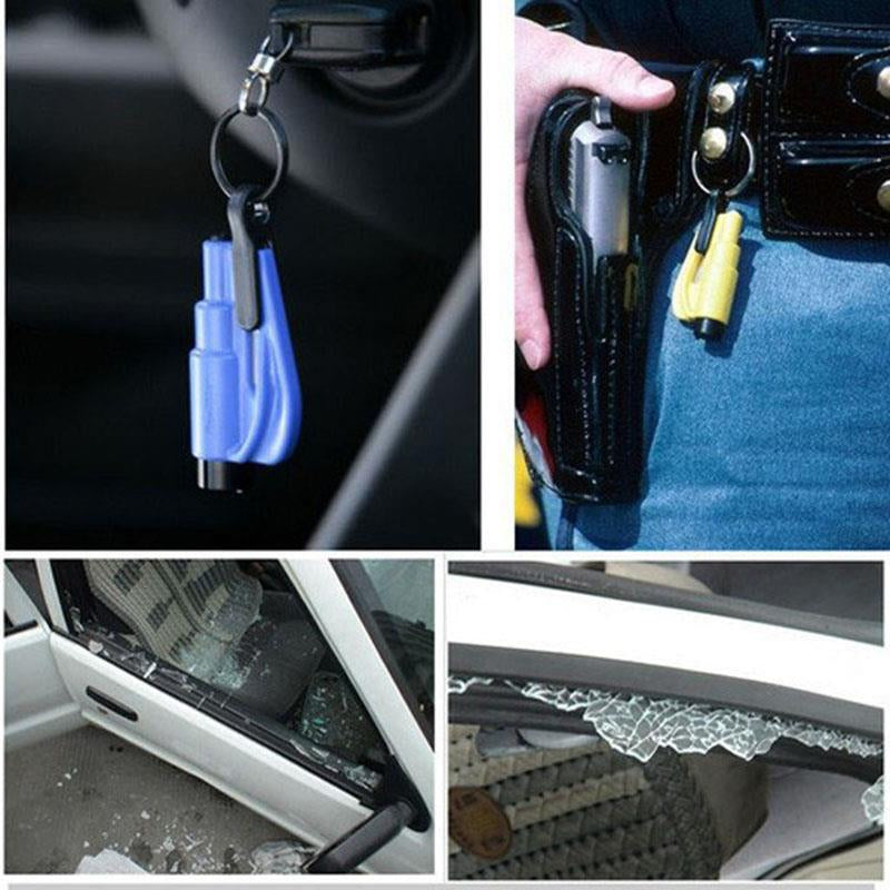 3 in 1 Super Mini Safety Hammer Car Window Glass Breaker Seat Belt Cut –  MCCTV SECURITY