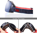 4K Ultra Video Ski-Sunglass Goggles Camera with Super 1080P 60fps Video Recording UV400 Protection